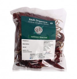 B&B Organics Dried Chilli   Pack  250 grams